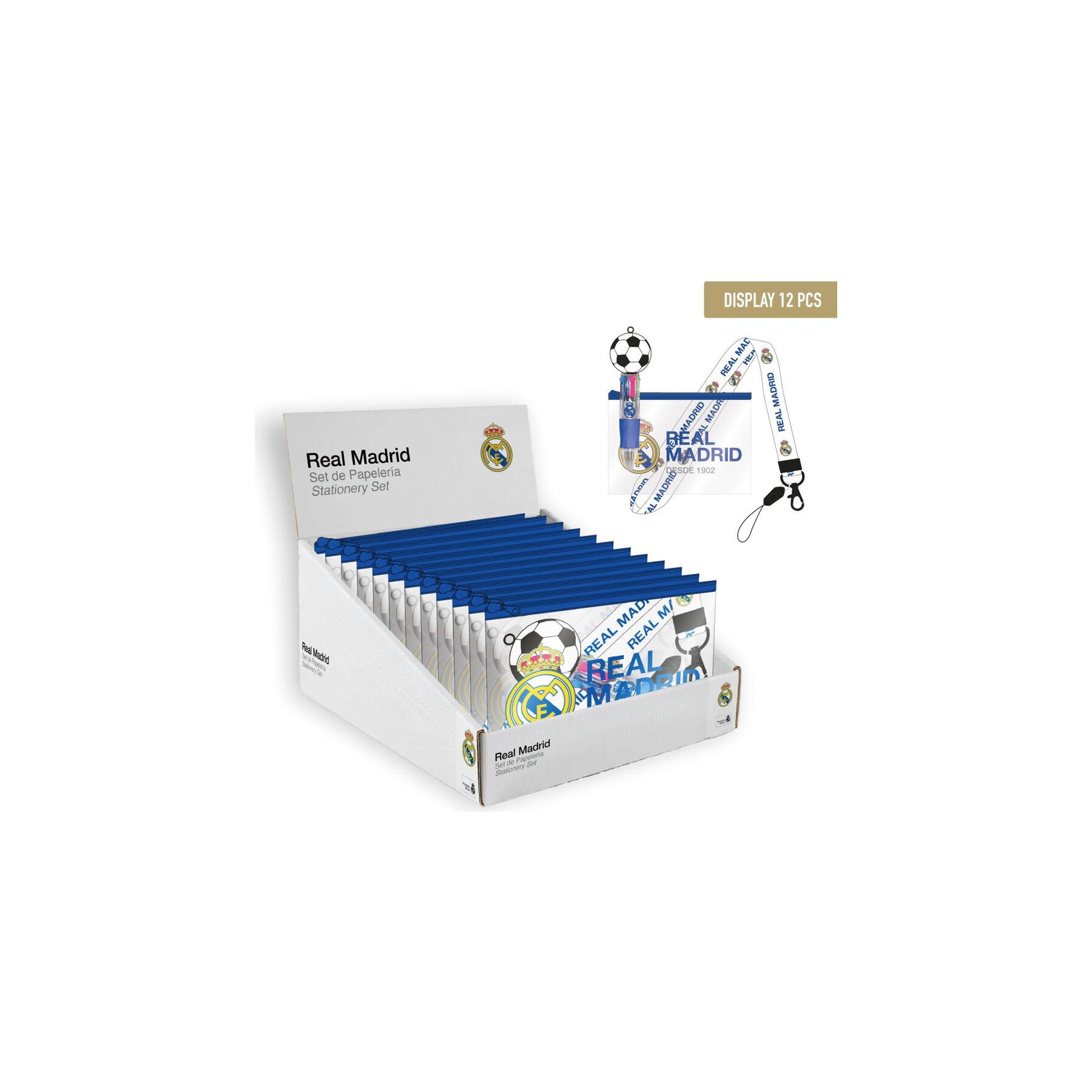Set papeleria Real Madrid