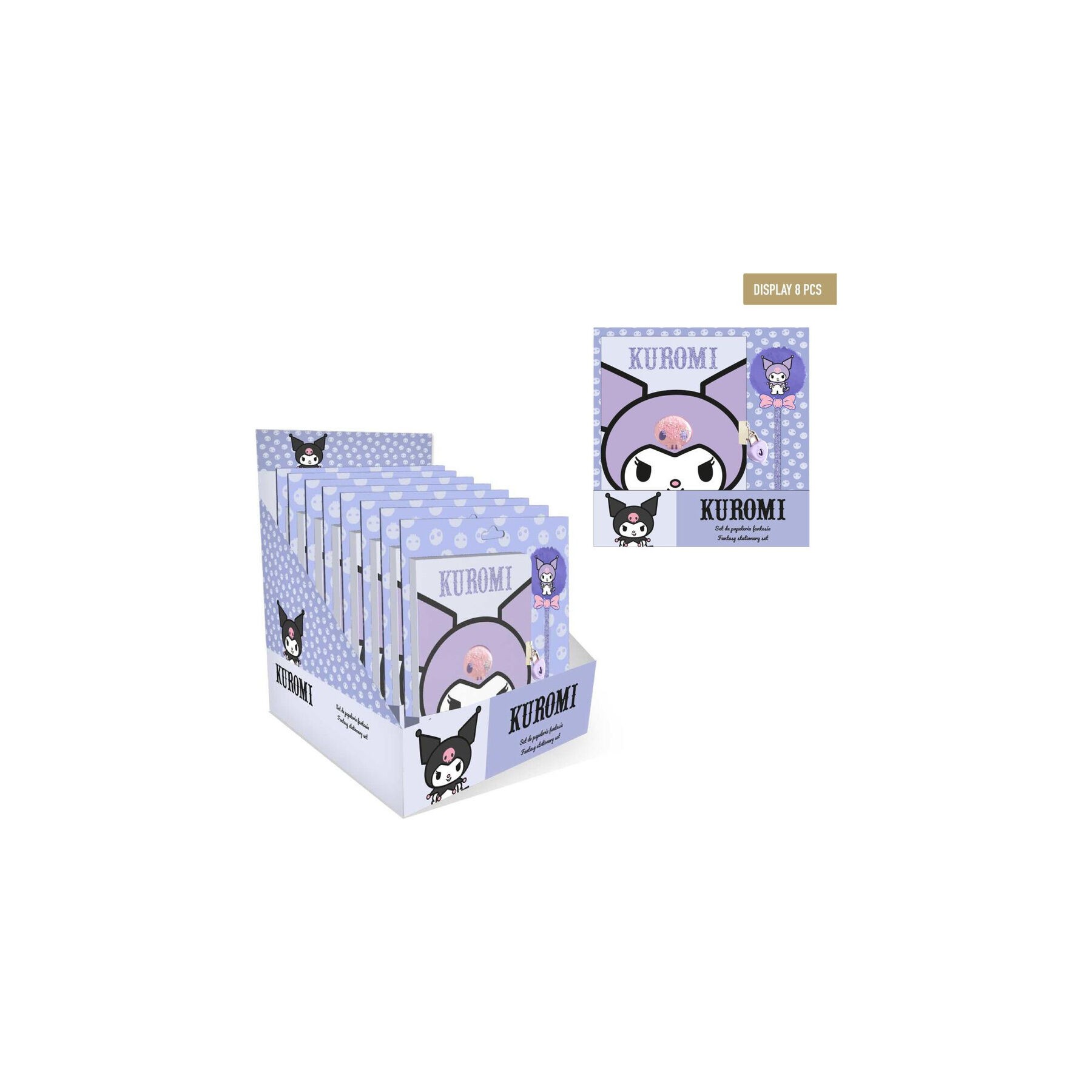 Diario + boligrafo Kuromi Hello Kitty