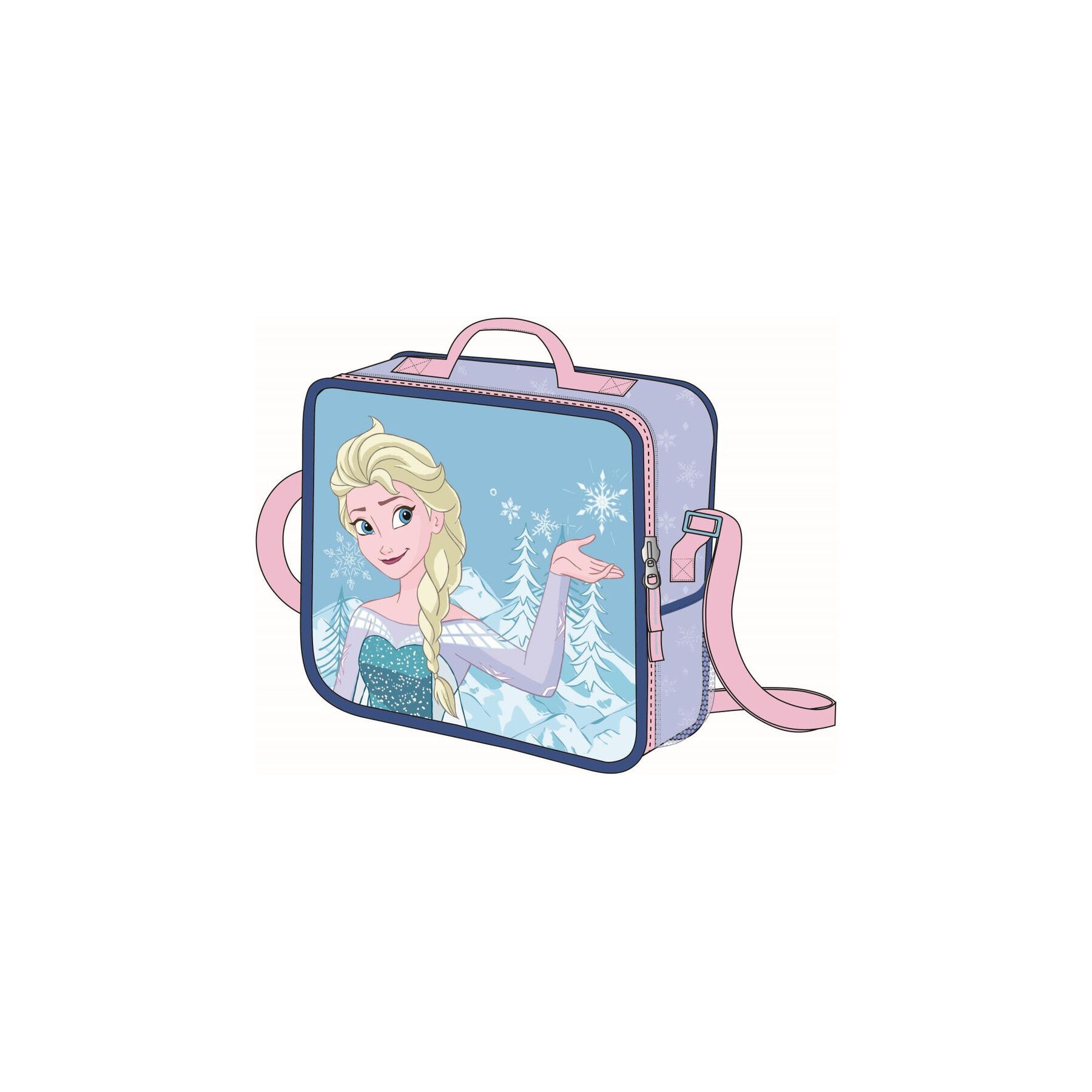 Bolsa portameriendas 3D Elsa Frozen Disney