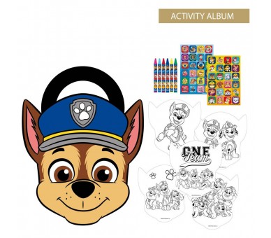 Album actividades coloreable Chase Patrulla Canina Paw Patrol
