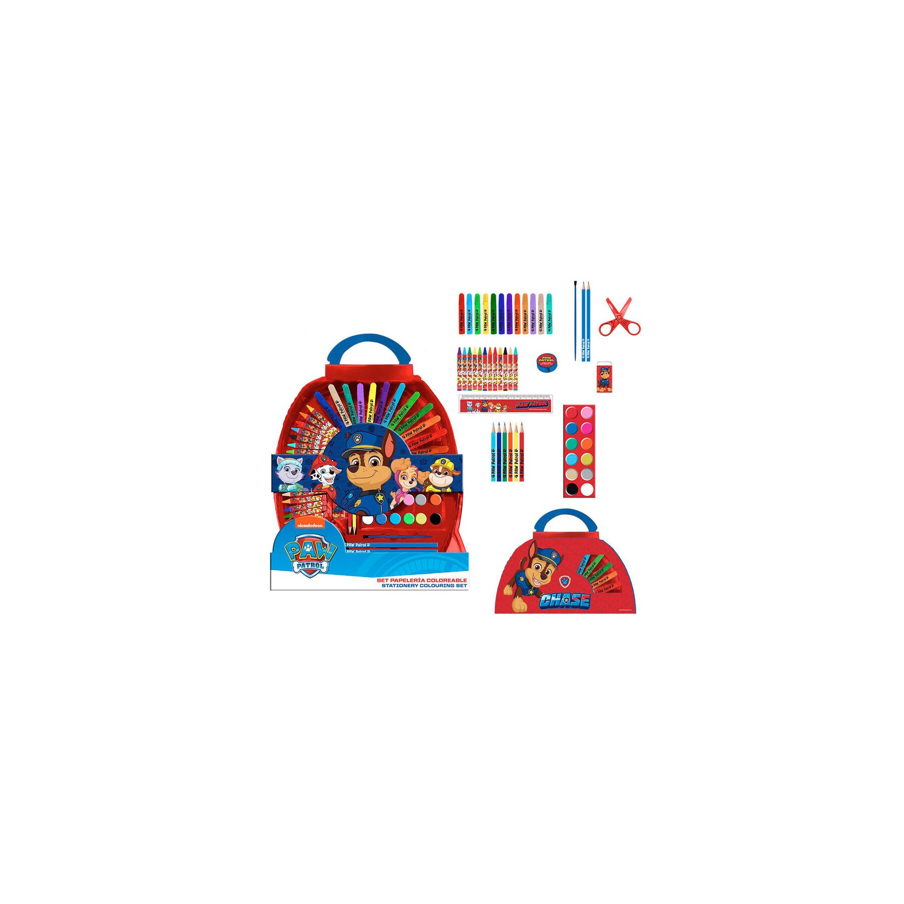 Set Papeleria Patrulla Canina Paw Patrol 50pzs