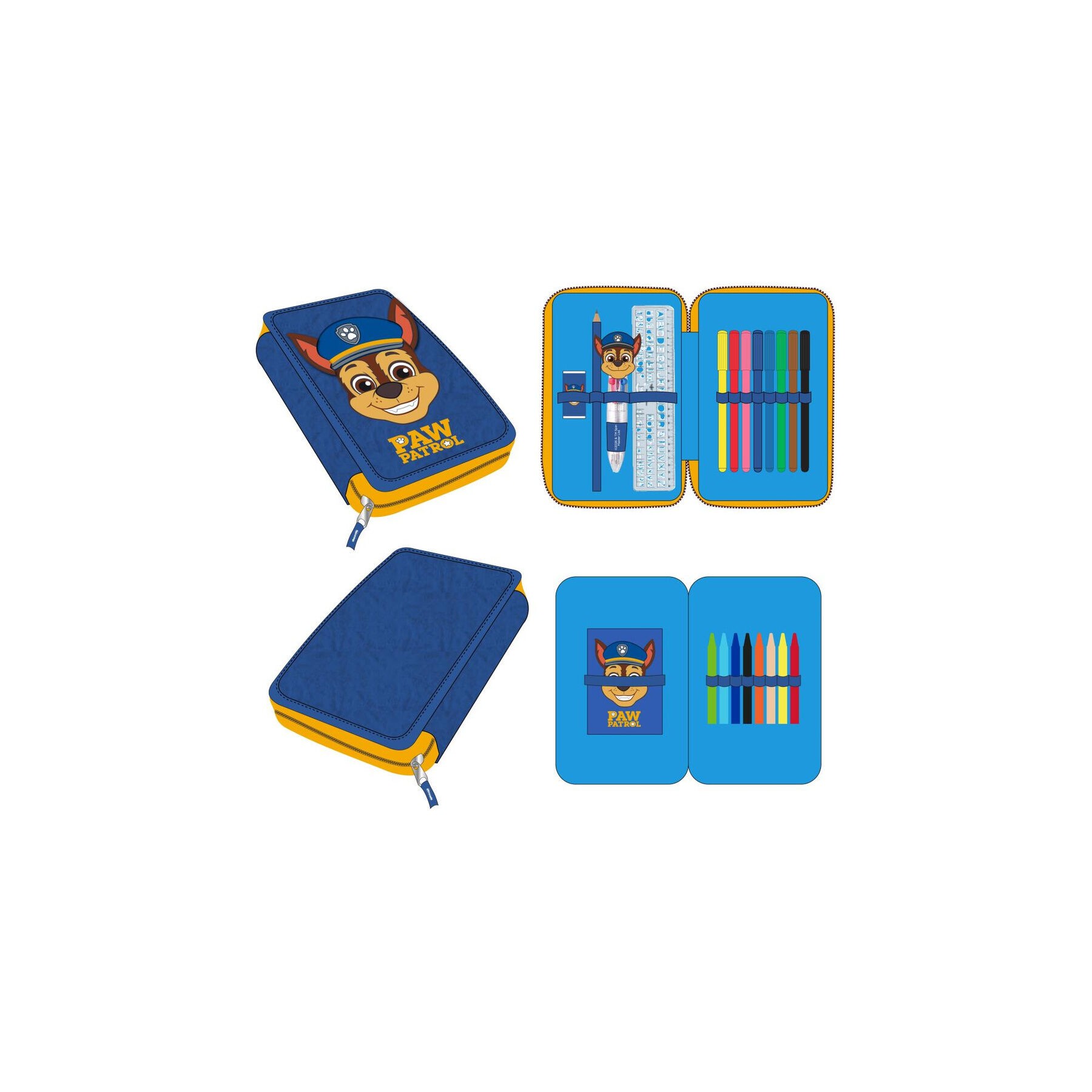 Plumier Chase Patrulla Canina Paw Patrol doble