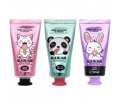 Set 3 Crema manos Kawaii 20ml
