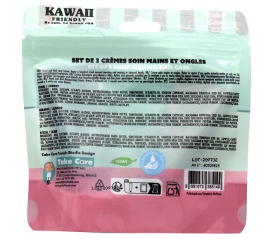 Set 3 Crema manos Kawaii 20ml