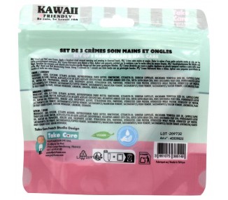 Set 3 Crema manos Kawaii 20ml