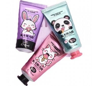 Set 3 Crema manos Kawaii 20ml