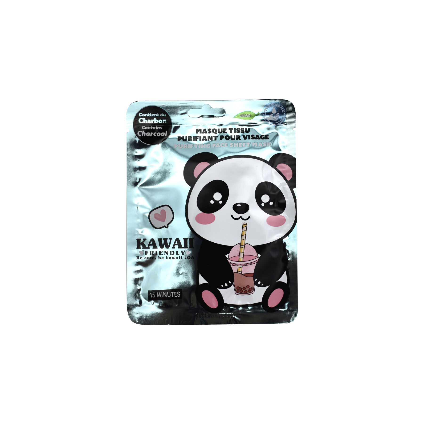 Mascarilla facial Oso Panda Kawaii