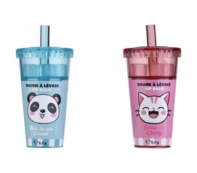 Balsamo labial protector Kawaii surtido