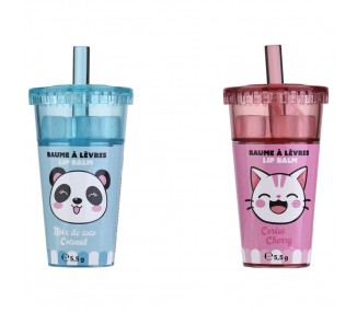 Balsamo labial protector Kawaii surtido