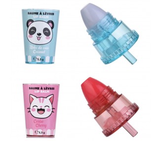 Balsamo labial protector Kawaii surtido