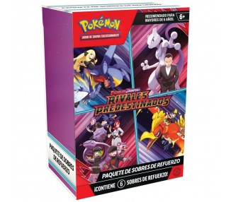 Juego cartas Booster Bundle Rivales Predestinados Pokemon latino