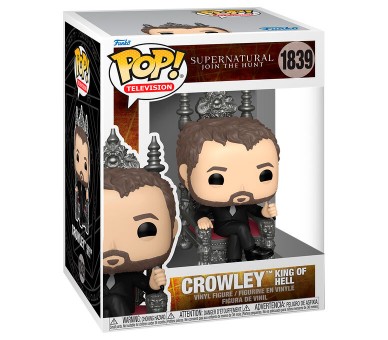 Figura POP Premium Supernatural Join the Hunt Death Crowley King of Hell
