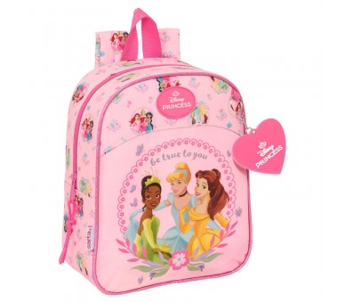 Mochila Princesas Disney 27cm adaptable