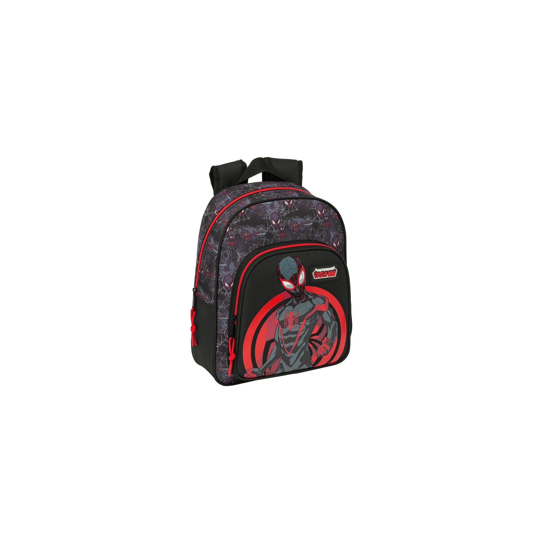 Mochila Miles Morales Spiderman Marvel 33cm adaptable