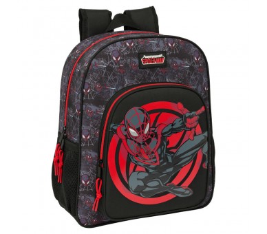 Mochila Miles Morales Spiderman Marvel 38cm adaptable