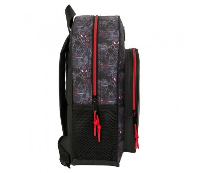 Mochila Miles Morales Spiderman Marvel 38cm adaptable