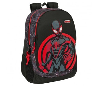 Mochila Miles Morales Spiderman Marvel 44cm adaptable