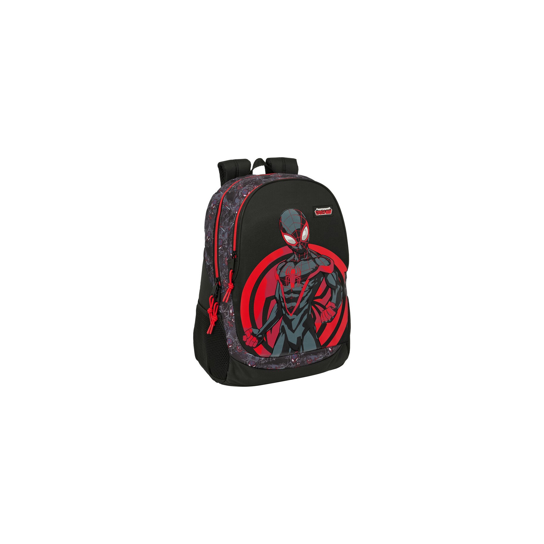 Mochila Miles Morales Spiderman Marvel 44cm adaptable