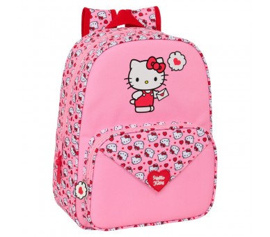 Mochila Hello Kitty 34cm adaptable