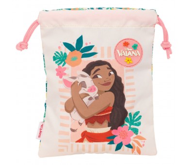 Saco merienda Vaiana Moana Disney 25cm
