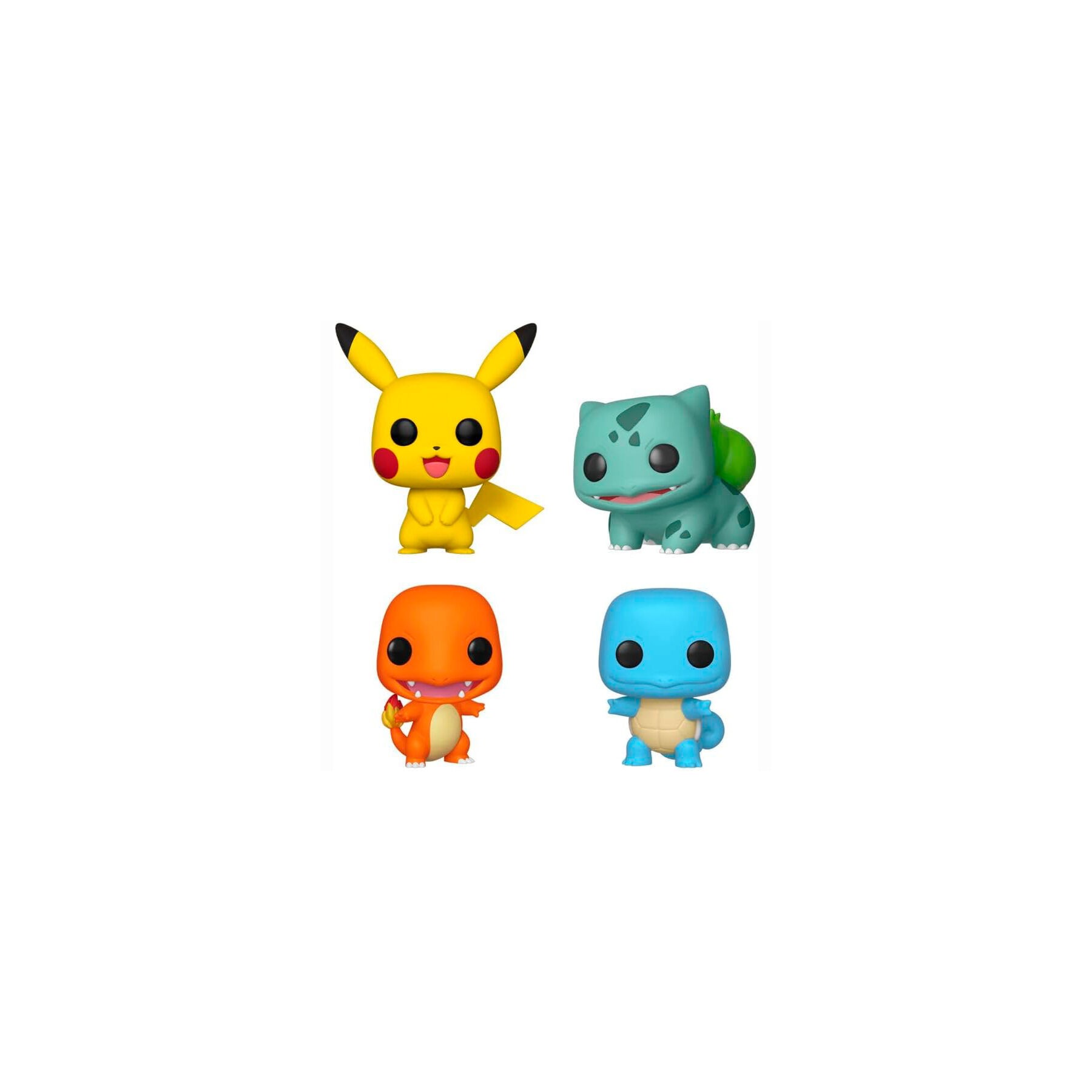 Blister 4 figuras POP Pokemon Starters Exclusive