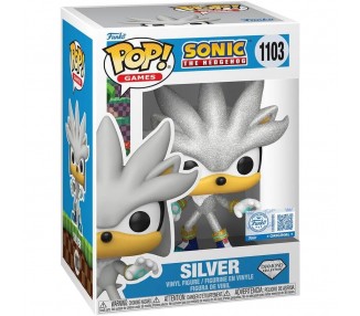 Figura POP Sonic The Hedgehog Silver Exclusive