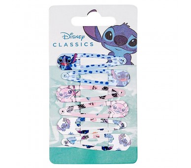 Blister 6 horquillas Stitch Disney