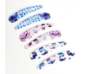 Blister 6 horquillas Stitch Disney