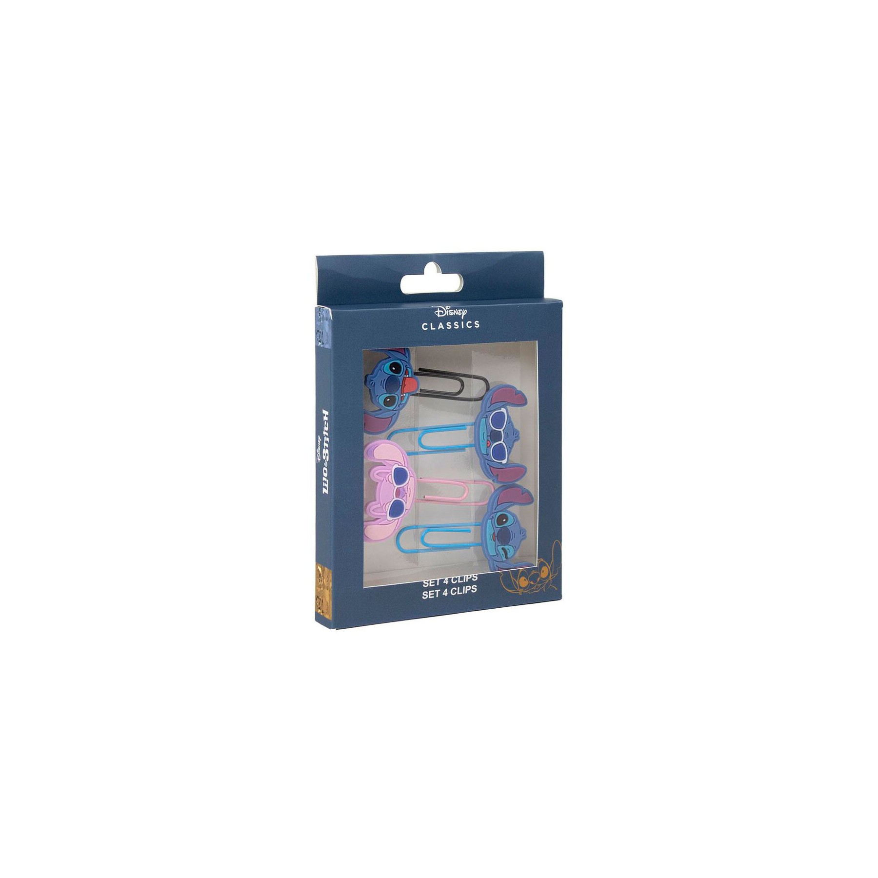 Blister 4 Clips Stitch Disney