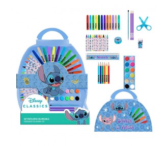 Set Papeleria Stitch Disney 50pzs