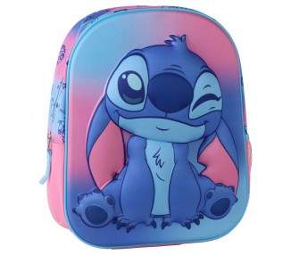 Mochila 3D Stitch Disney 30cm
