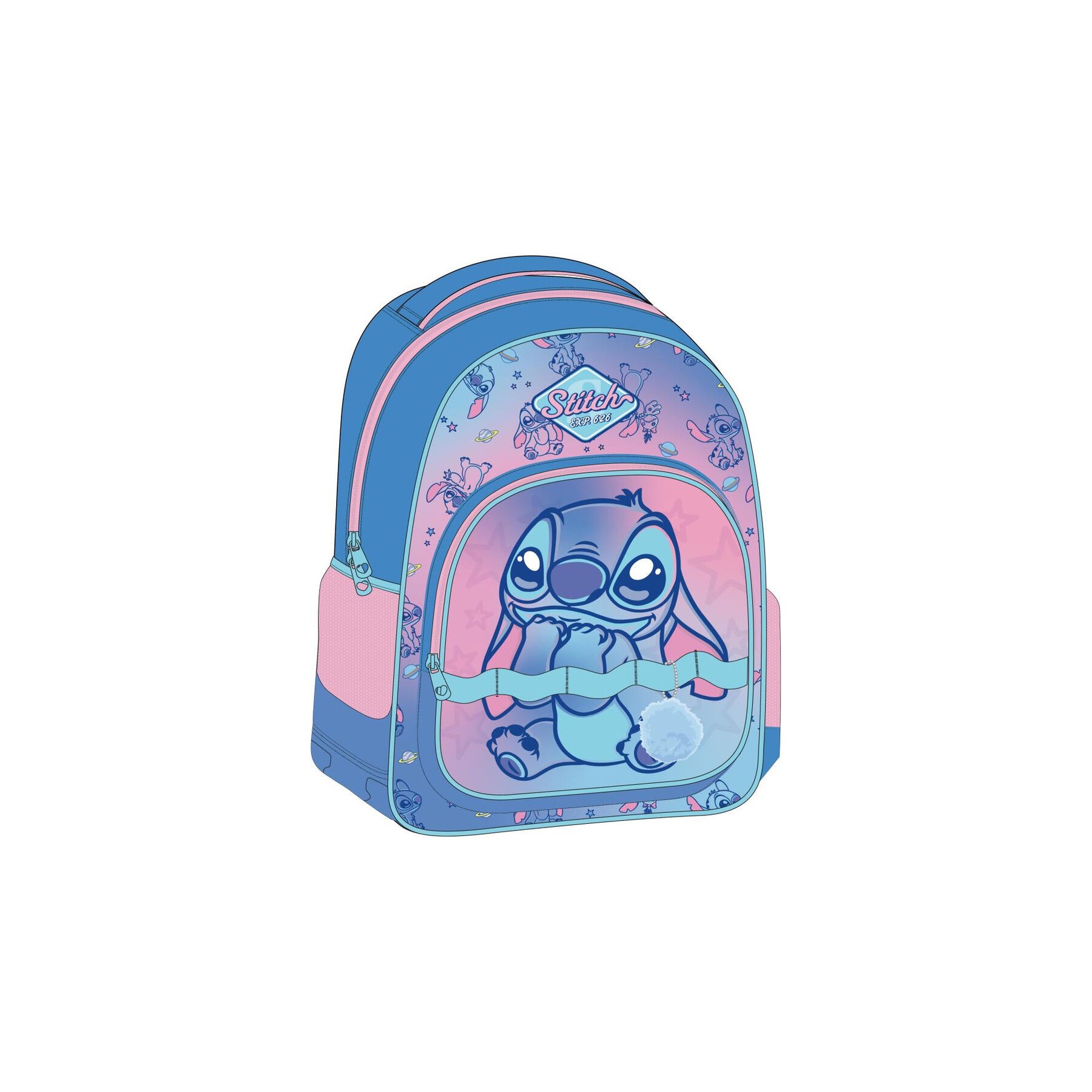 Mochila Stitch Disney 42cm adaptable