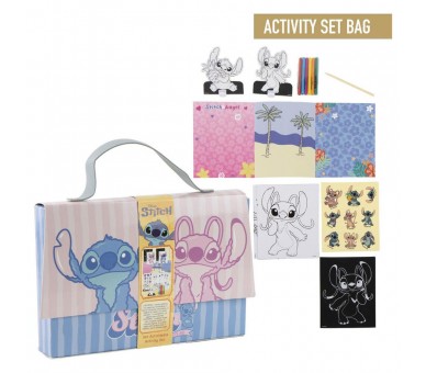 Bolso set coloreable Stitch Disney