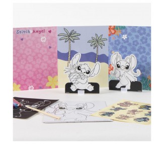 Bolso set coloreable Stitch Disney