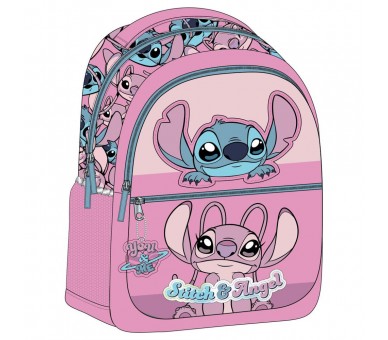 Mochila Stitch & Angel Disney 40cm