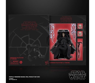 Figura Emperor Palpatine & Throne Star Wars 15cm