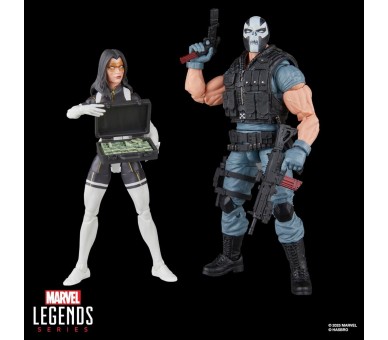 Blister 2 figuras Madame Masque & Crossbones Super Villains Marvel Legends Series 15cm