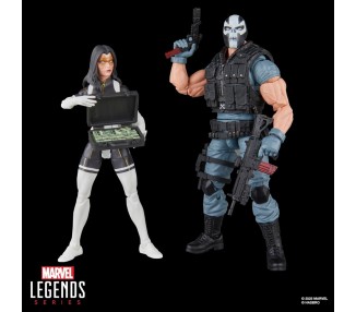 Blister 2 figuras Madame Masque & Crossbones Super Villains Marvel Legends Series 15cm