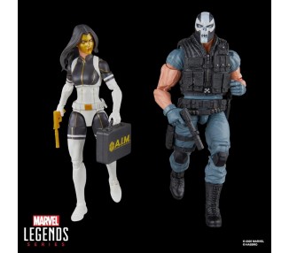 Blister 2 figuras Madame Masque & Crossbones Super Villains Marvel Legends Series 15cm