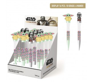 Boligrafo giratorio The Mandalorian Star Wars surtido