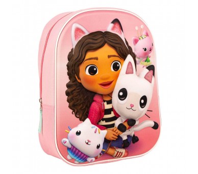 Mochila 3D La Casa de Muñecas de Gabby 31cm