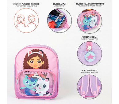 Mochila La Casa de Muñecas de Gabby 30cm