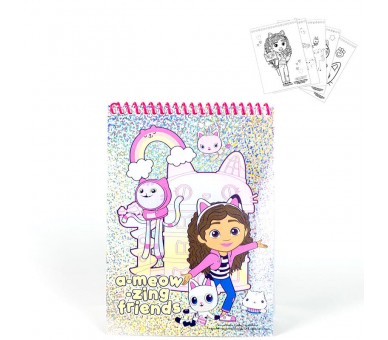 Set papeleria coloreable La Casa de Muñecas de Gabby