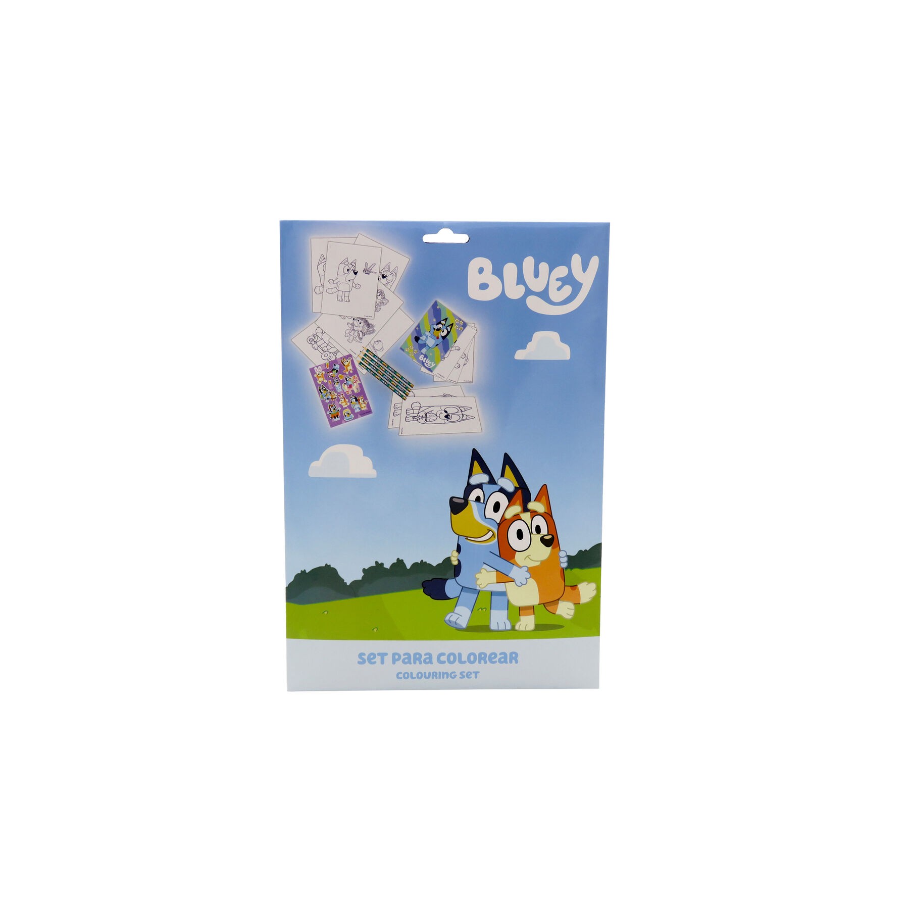 Set coloreable Bluey