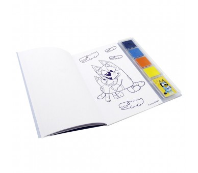 Set colorear con dedos Bluey