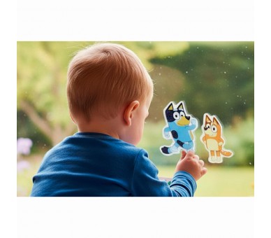 Pegatinas gel ventana Bluey