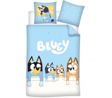 Funda nordica Bluey cama 90cm policotton