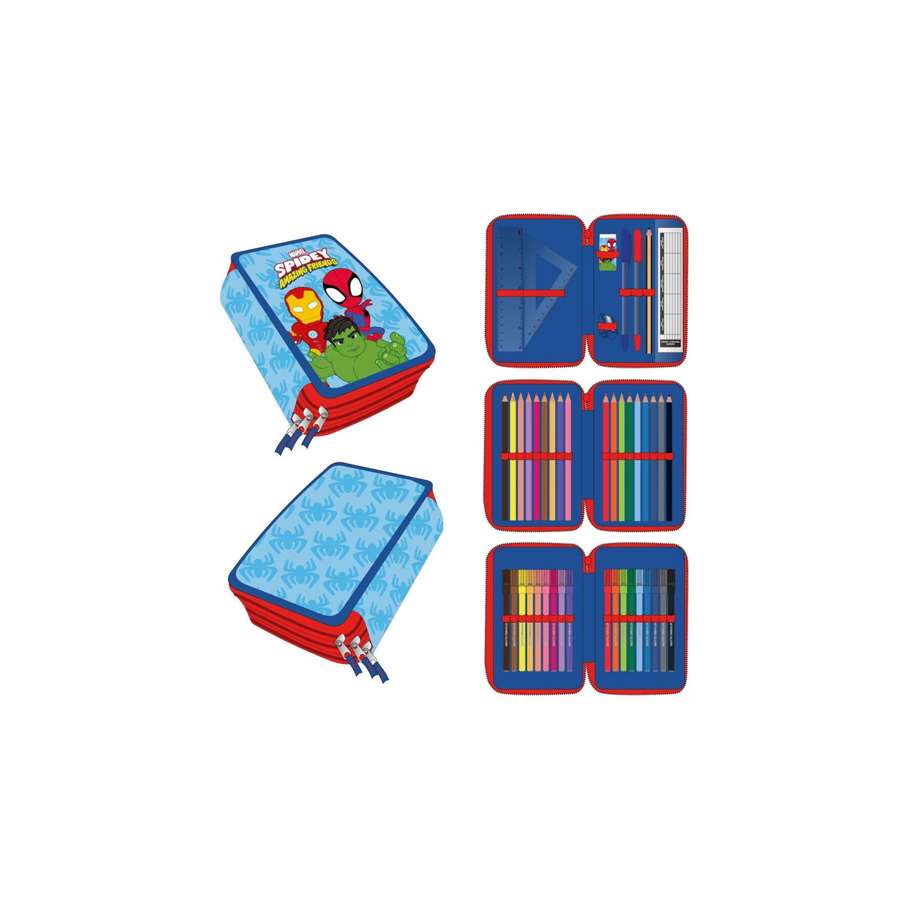 Plumier Spidey Marvel triple