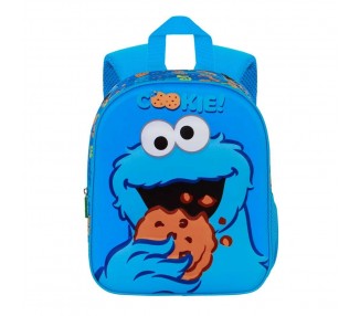 Mochila 3D Monstruo de las Galletas Barrio Sesamo 30cm