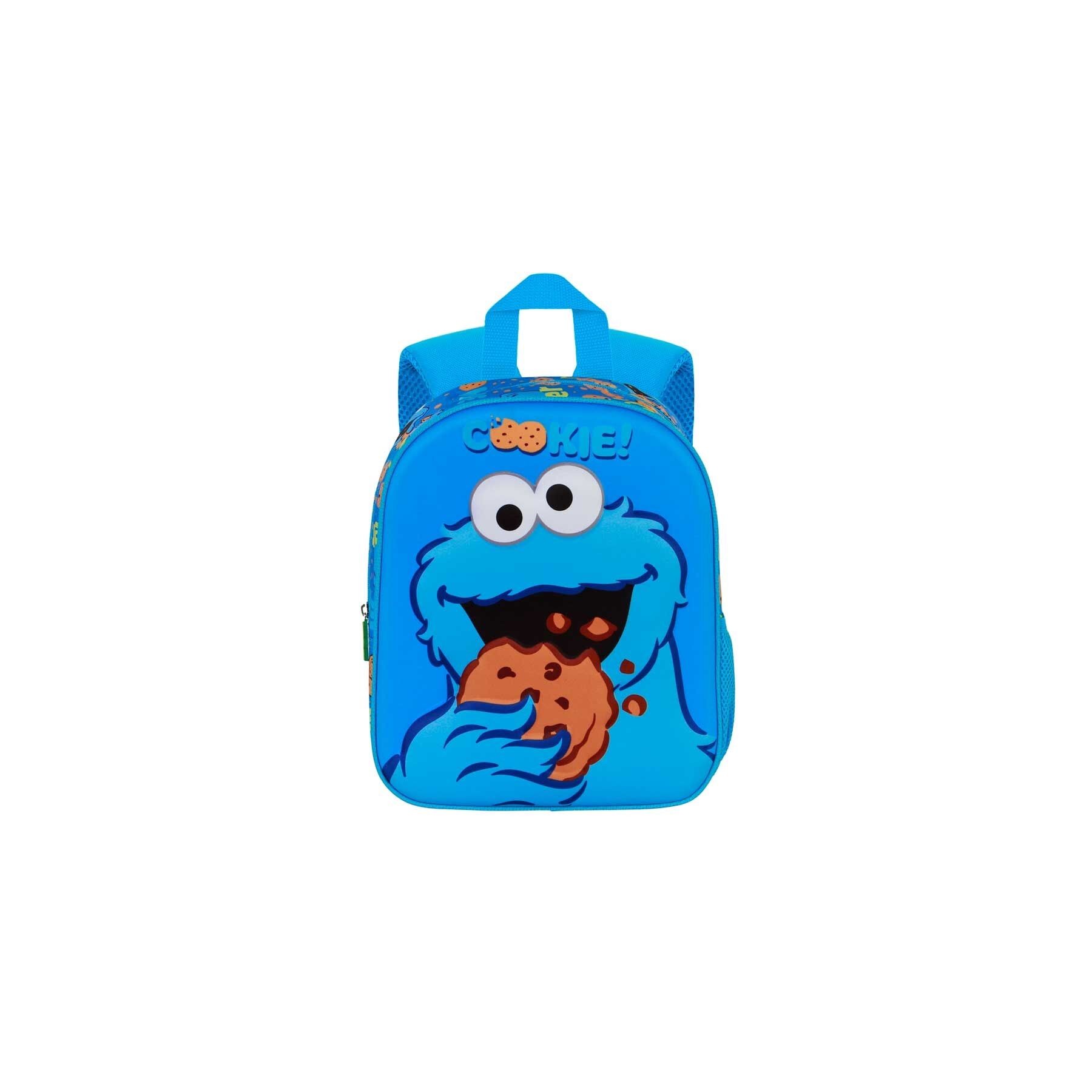 Mochila 3D Monstruo de las Galletas Barrio Sesamo 30cm